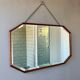 Miroir mural octagonal - 69x40cm