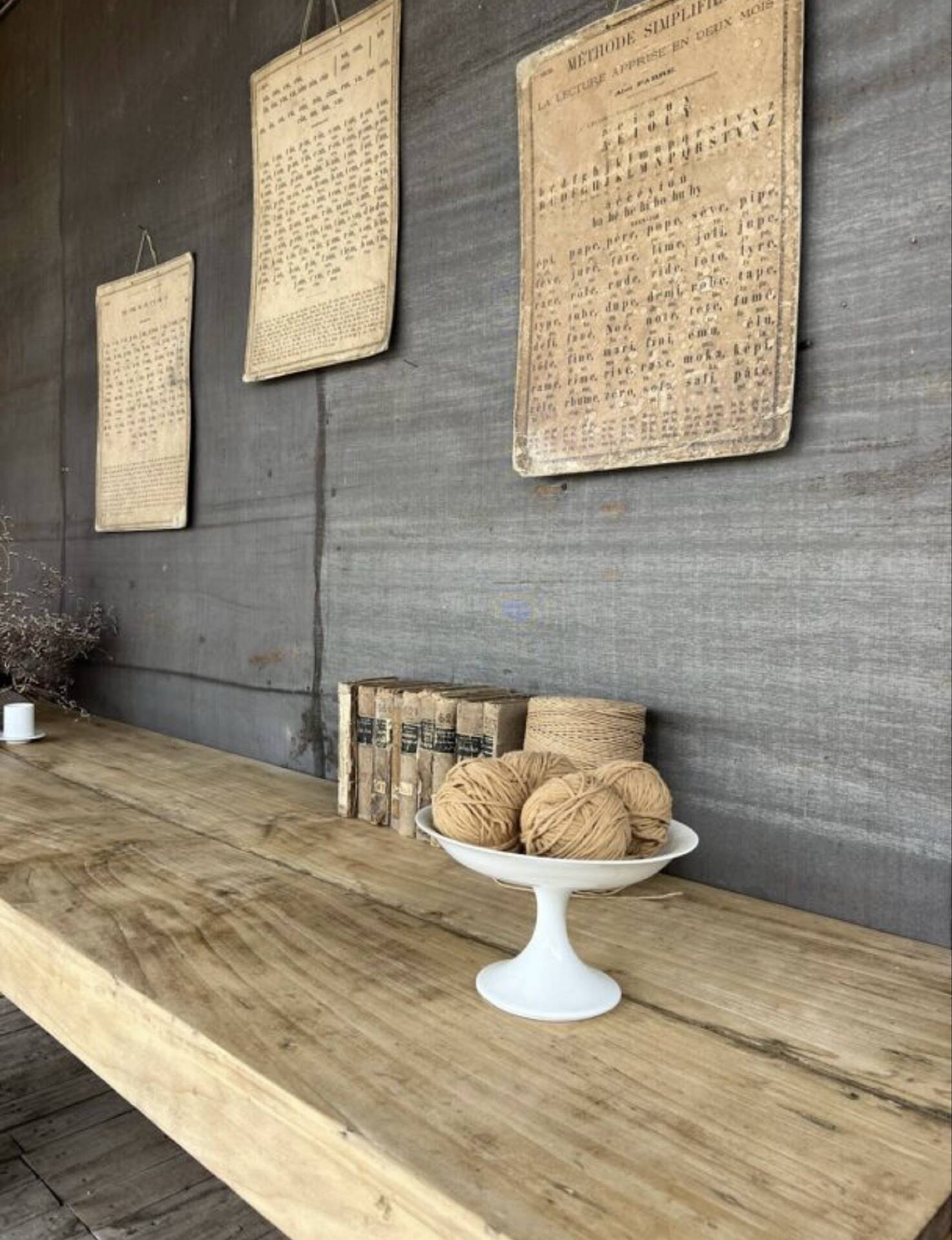 Raw wood workshop console
