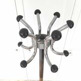 Coat rack on vintage stand