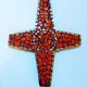 Vintage ceramic mosaic cross