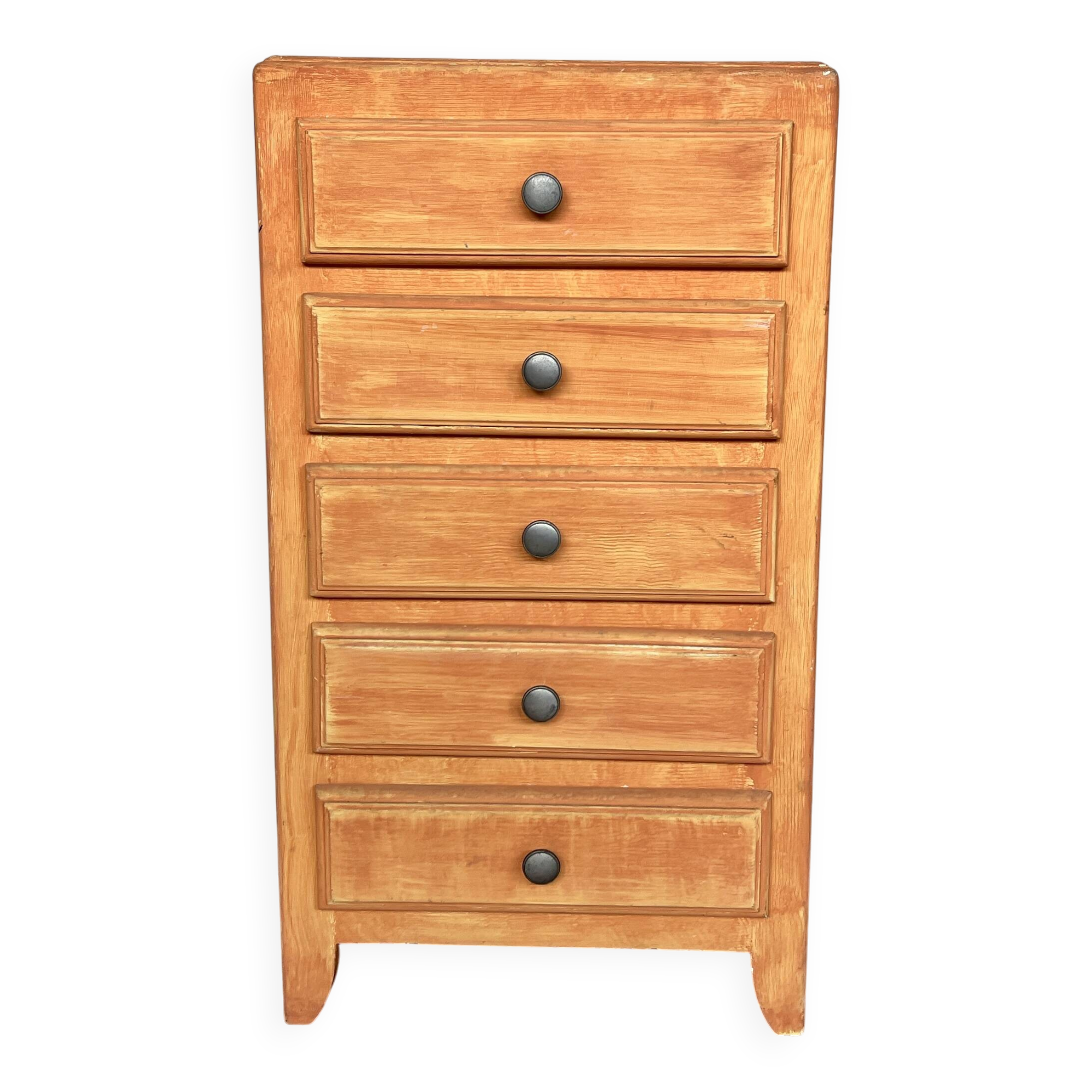 Commode semainier Chiffonnier vintage patine d'origine