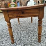 oval walnut table