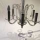 Murano glass chandelier shaped old drop 6 vintage branches