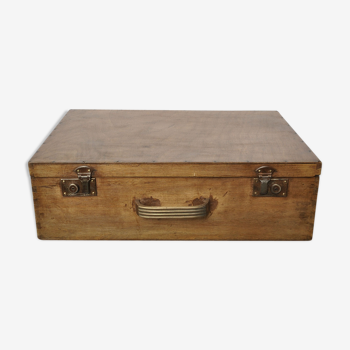 Valise ancienne bois