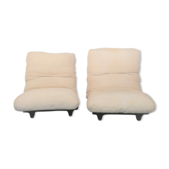 Pair of Marsala armchairs by Michel Ducaroy for Ligne Roset