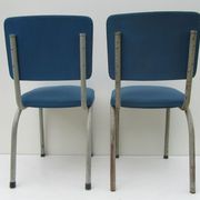 Set of 9 original Tubax chairs attributed to Willy Van Der Meeren, Belgium, 1950s