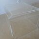 set of 2 vintage plexiglass side or bedside tables 1970