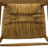 Art Deco chair minimalist oak wicker minimalist design