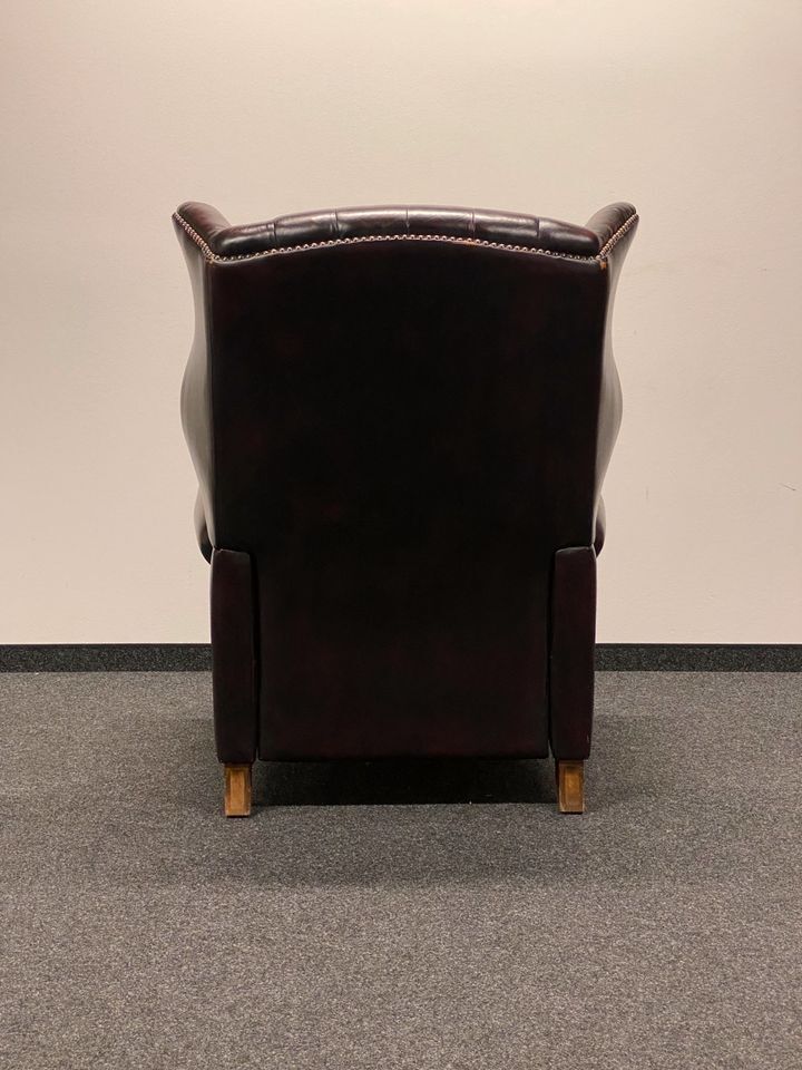 Vintage Handmade Chesterfield Recliner Armchair