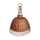 Wicker lampshade