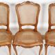 Louis xvi style cane chairs