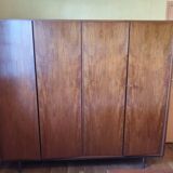 Armoire 4 portes design vintage années 60 | fabricant belge van pelt (signé