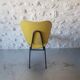 Chaise tubulaire vintage jaune