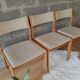 Set of 3 Danish Scandinavian chairs Uldum Mobelfabrik 7171