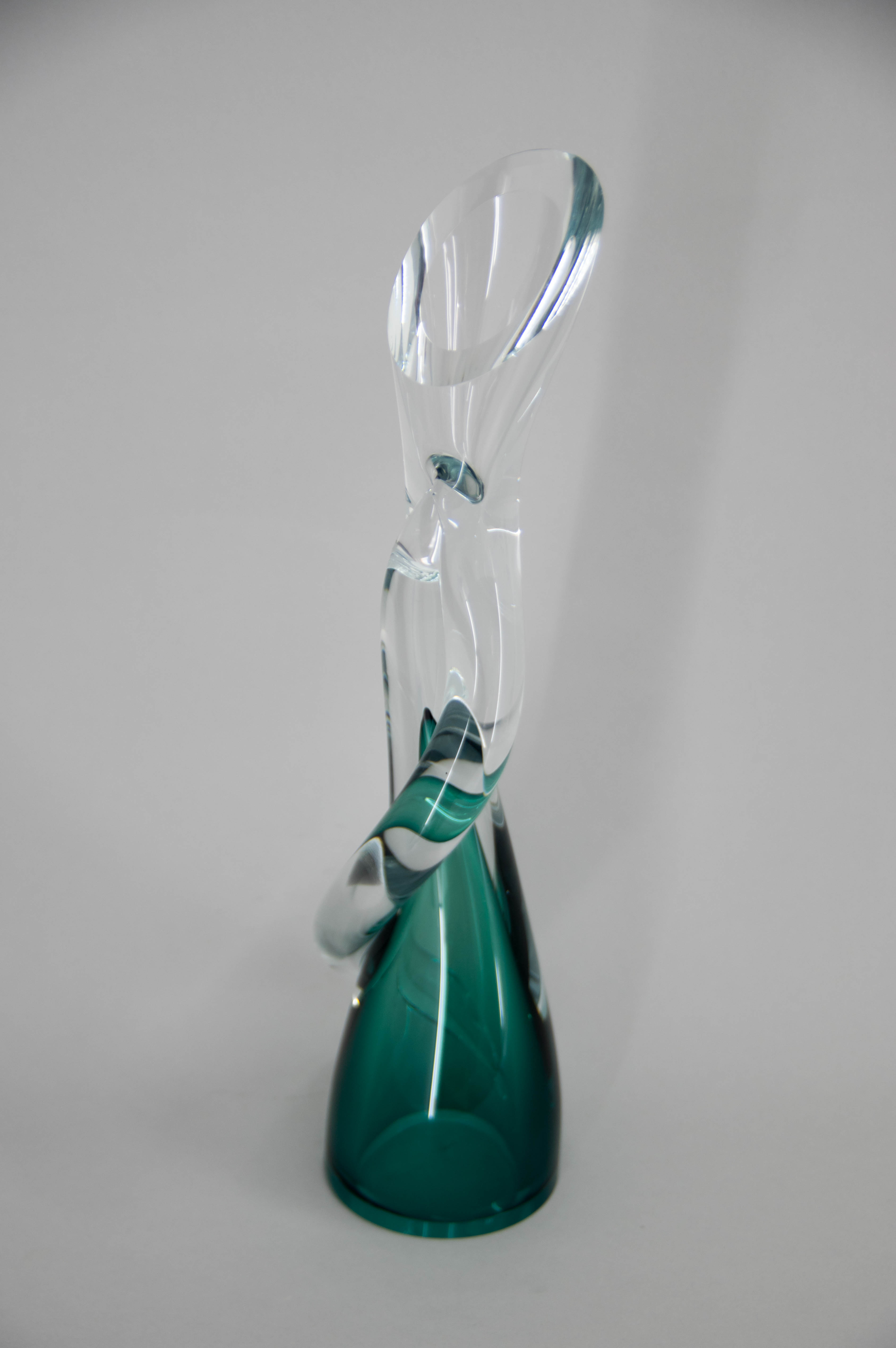 Art Glass Vase,  Czechoslovakia, 1960s
