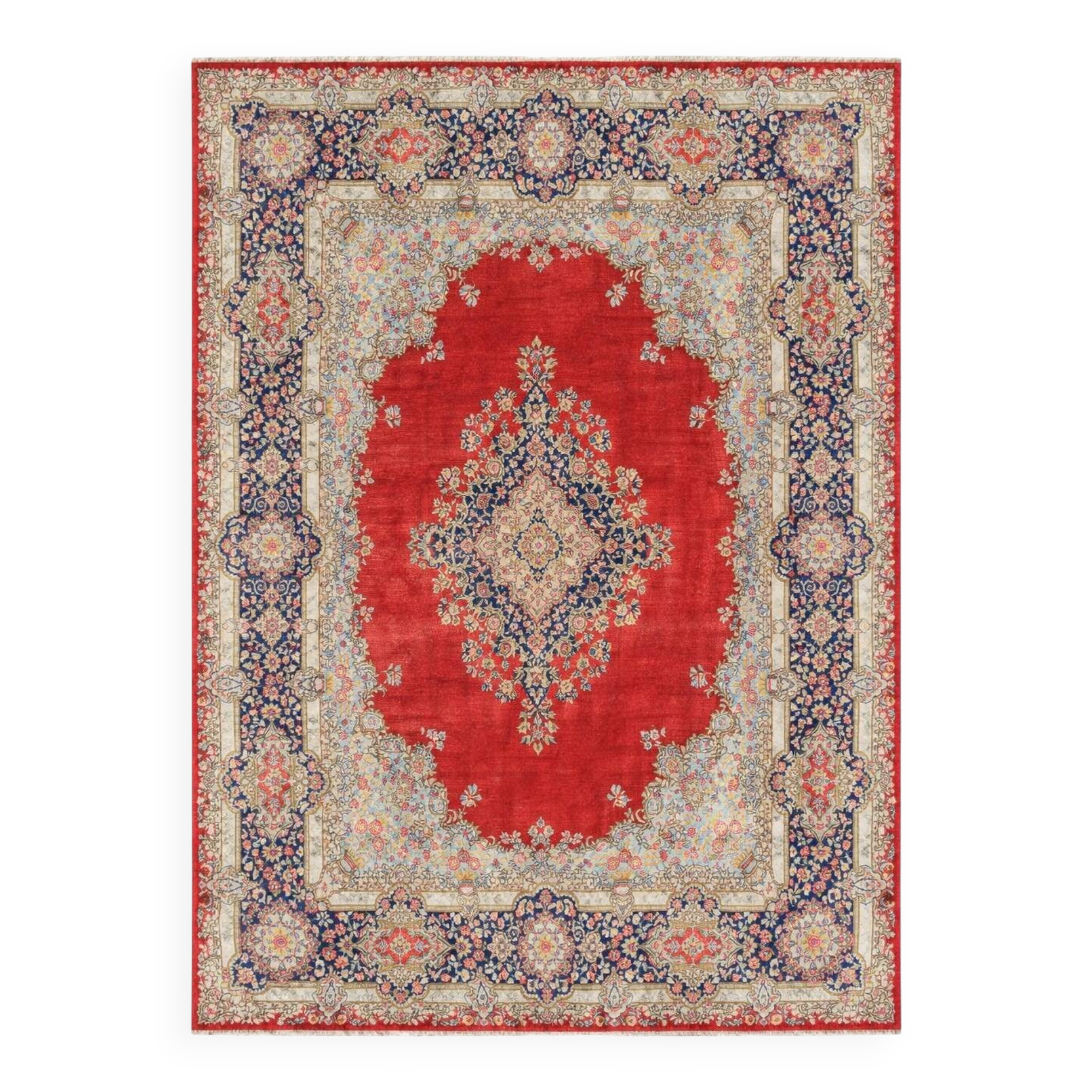Large Oriental Carpet Iran KIRMAN: 4.85 x 2.95 Metres