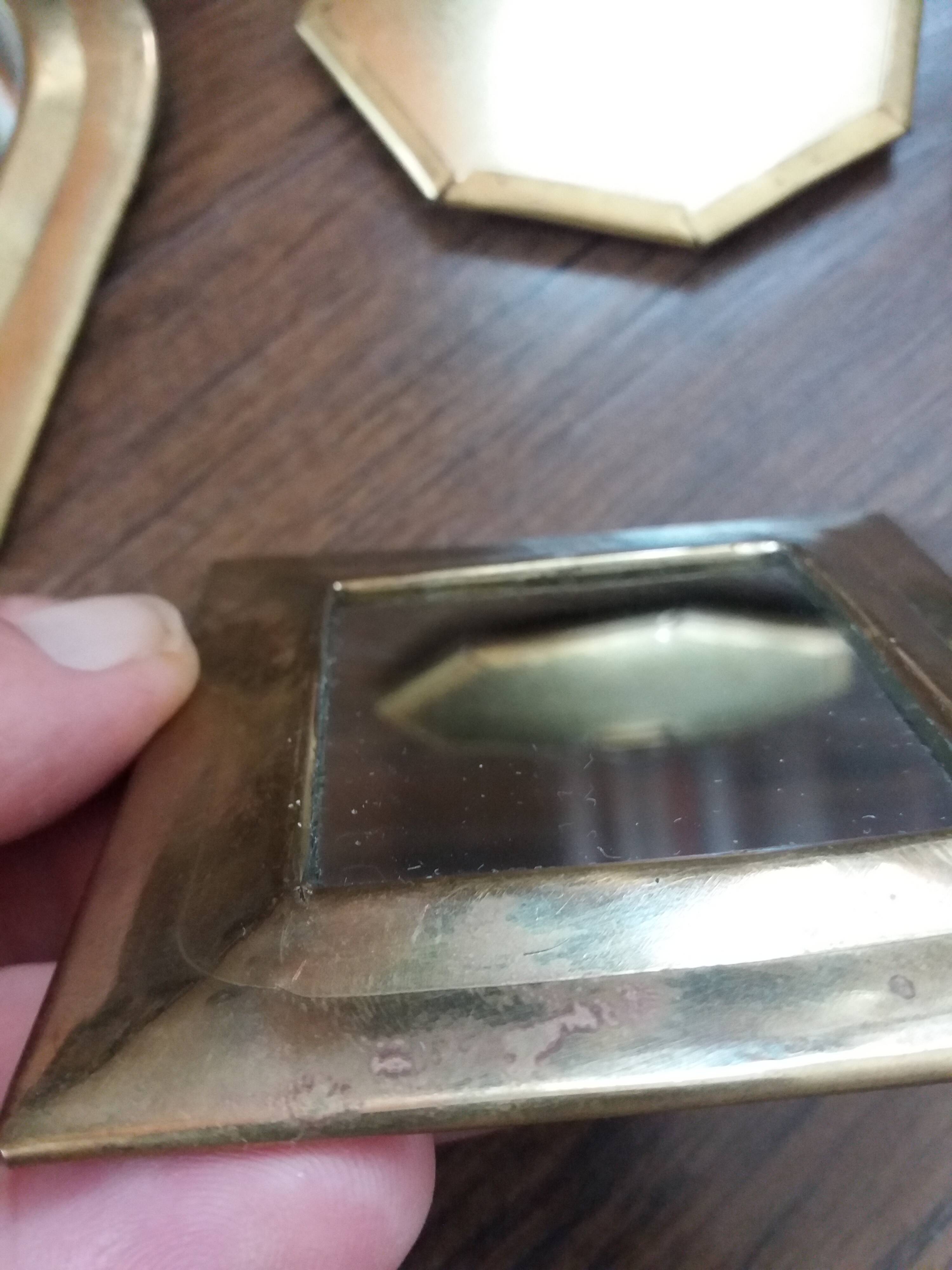 Moroccan brass mirror, set of 4