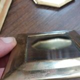 Moroccan brass mirror, set of 4
