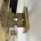 Pair of Regency brass wall lights in Italy