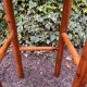 Square high stool in pine