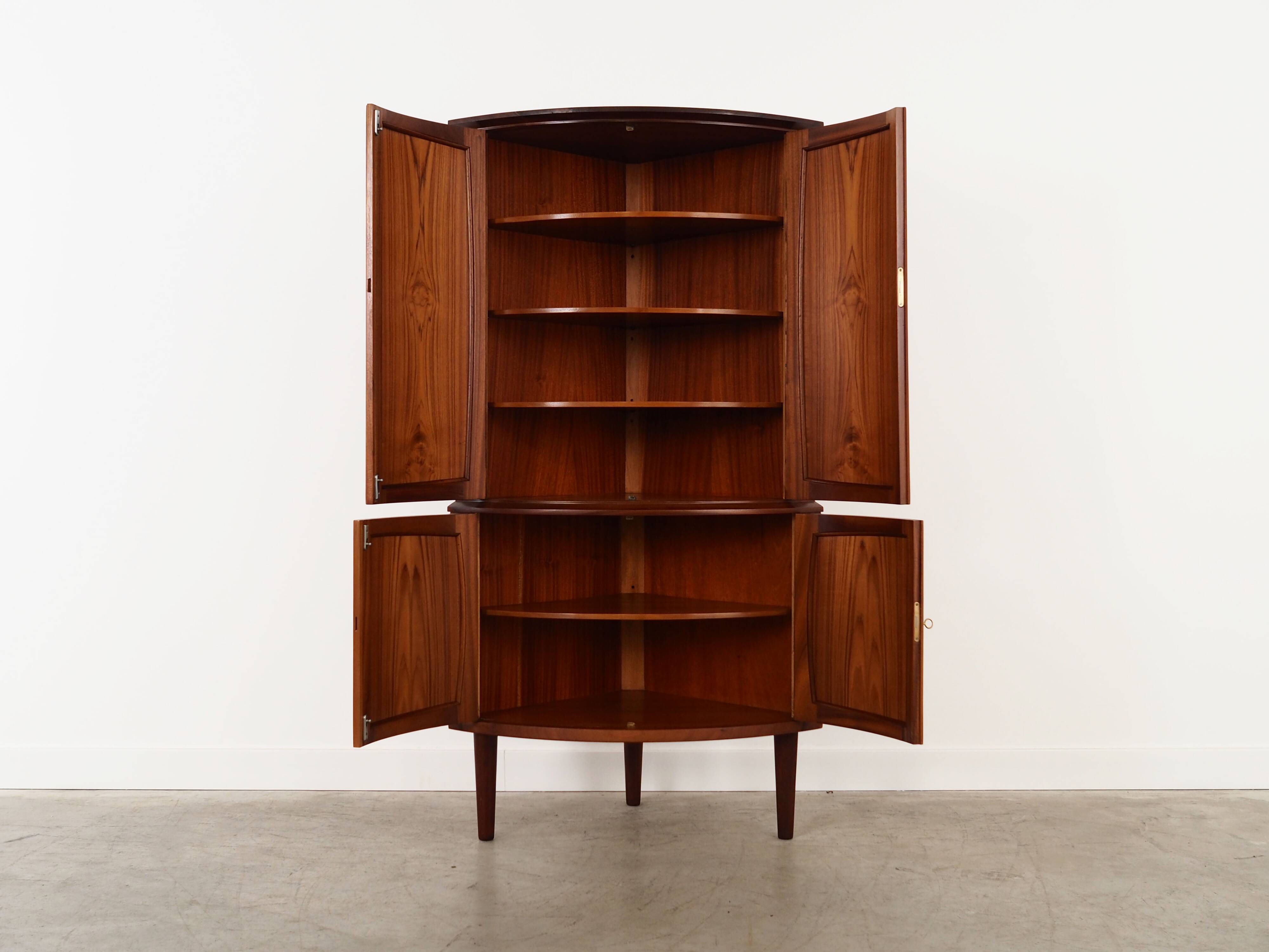 Meuble d'angle en teck, années 1970, design danois, fabrication : Danemark
