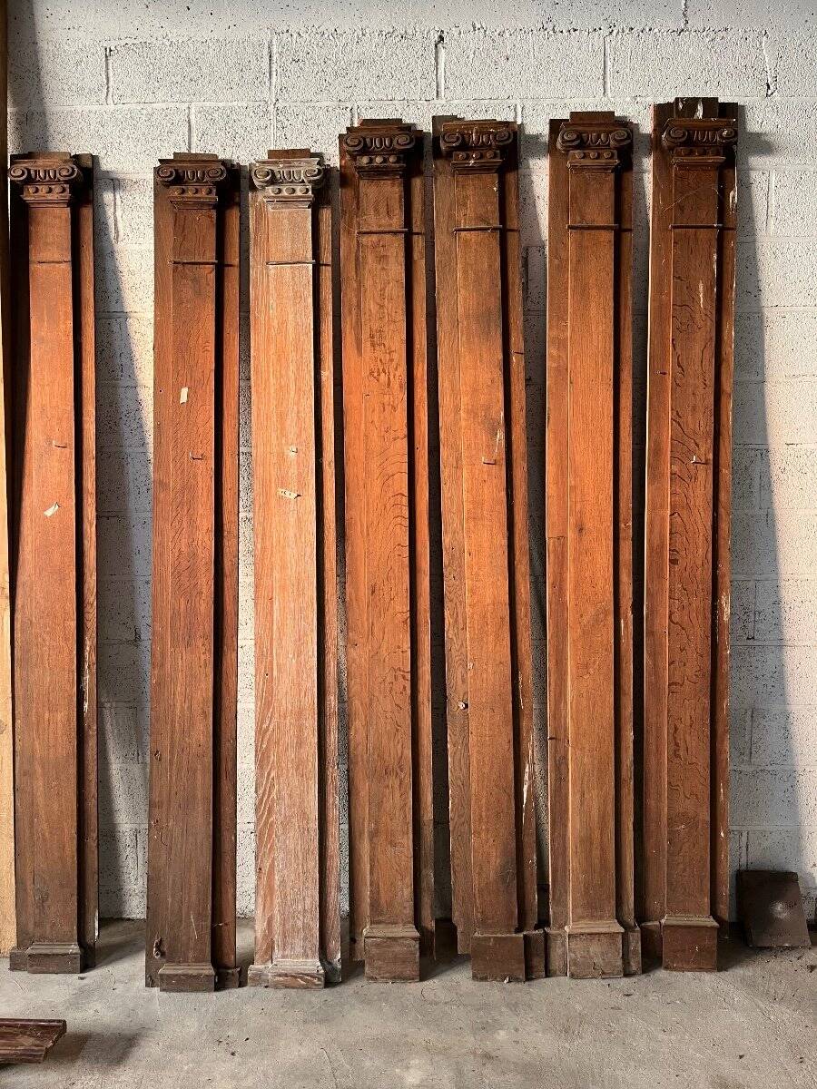 Interior doors with small panes, circa 1900