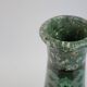 Large green earth-mixed ceramic vase by Jean Gerbino Vallauris