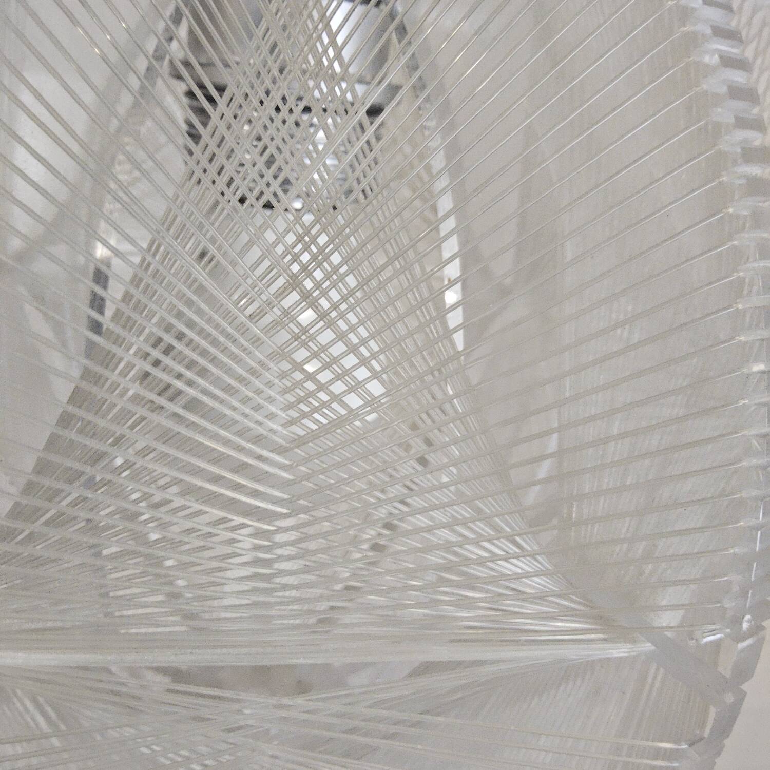 Vintage Space-Age Paul Secon nylon wire pendant lamp Sompex