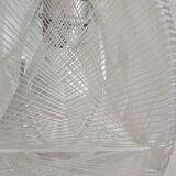 Vintage Space-Age Paul Secon nylon wire pendant lamp Sompex