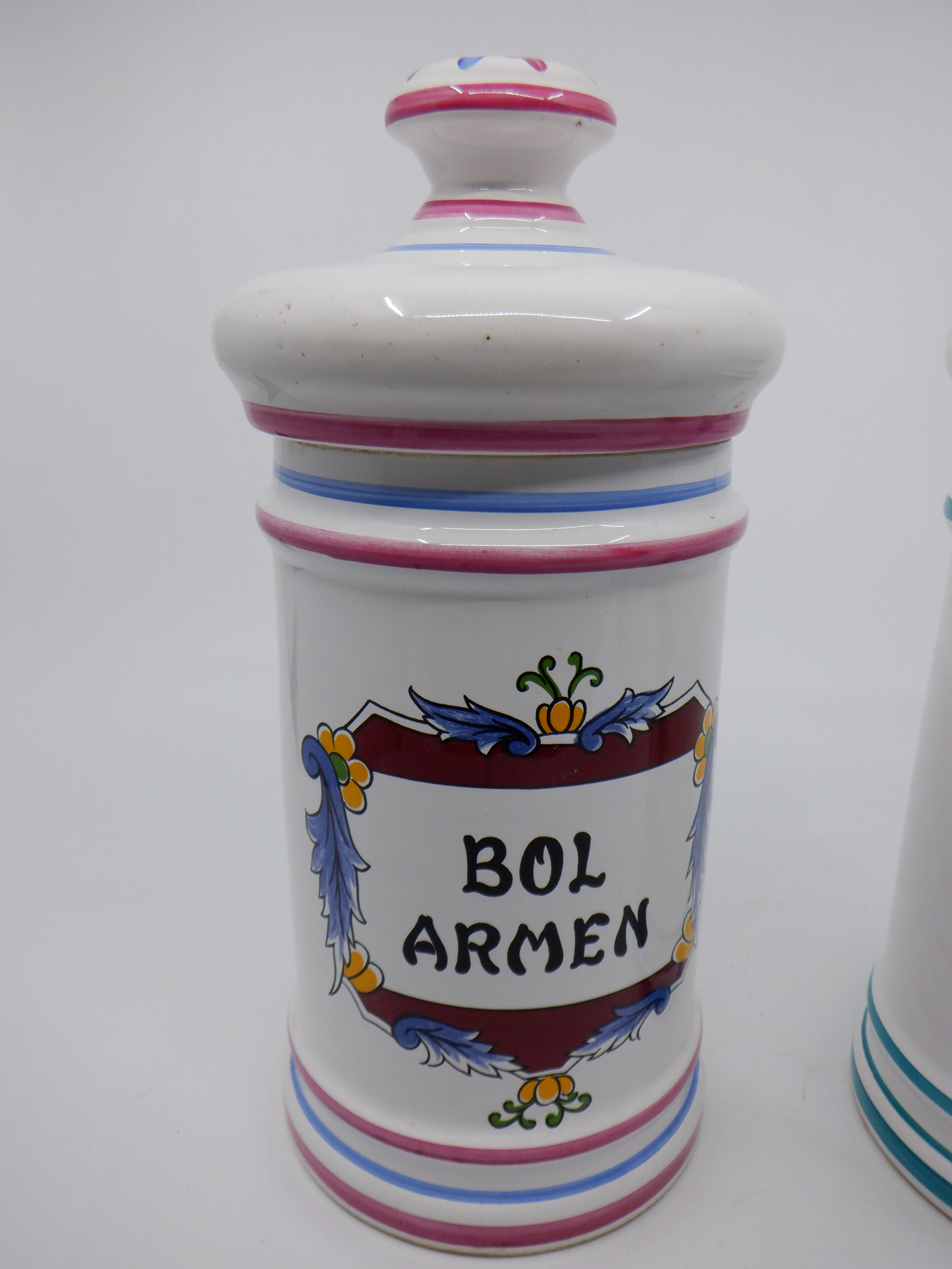 2 Cotoflex Pharmacy Jars