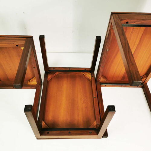 Ensemble de 3 tables modulaires, Hainke, Allemagne, années 60