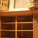 Carved wooden decorative furniture
