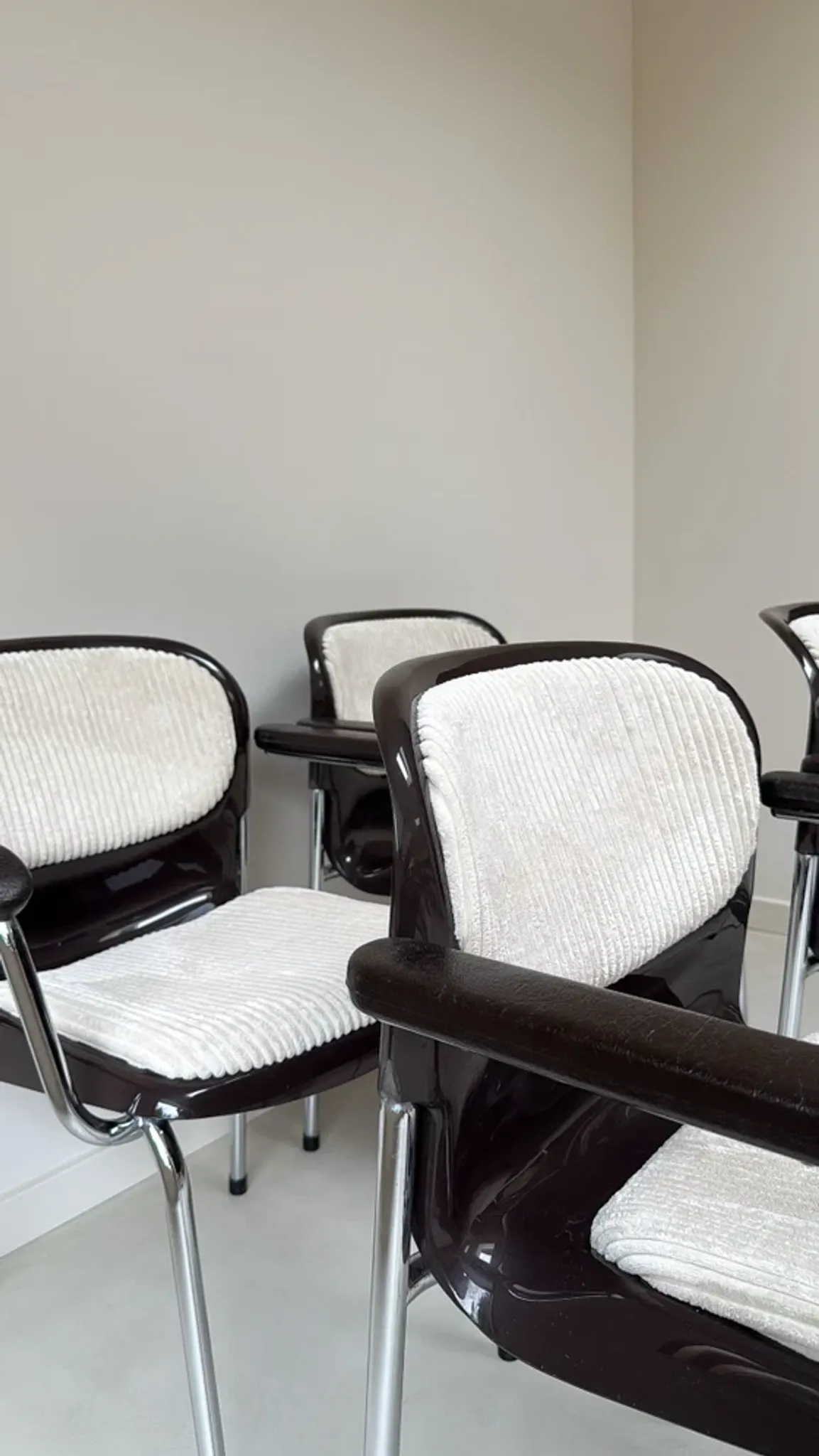 Four vintage bucket chairs SMK400K from Drabert designed by Gerd Lange