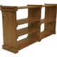 Vintage Wall shelf rack Pine wood 70s minimalist design
