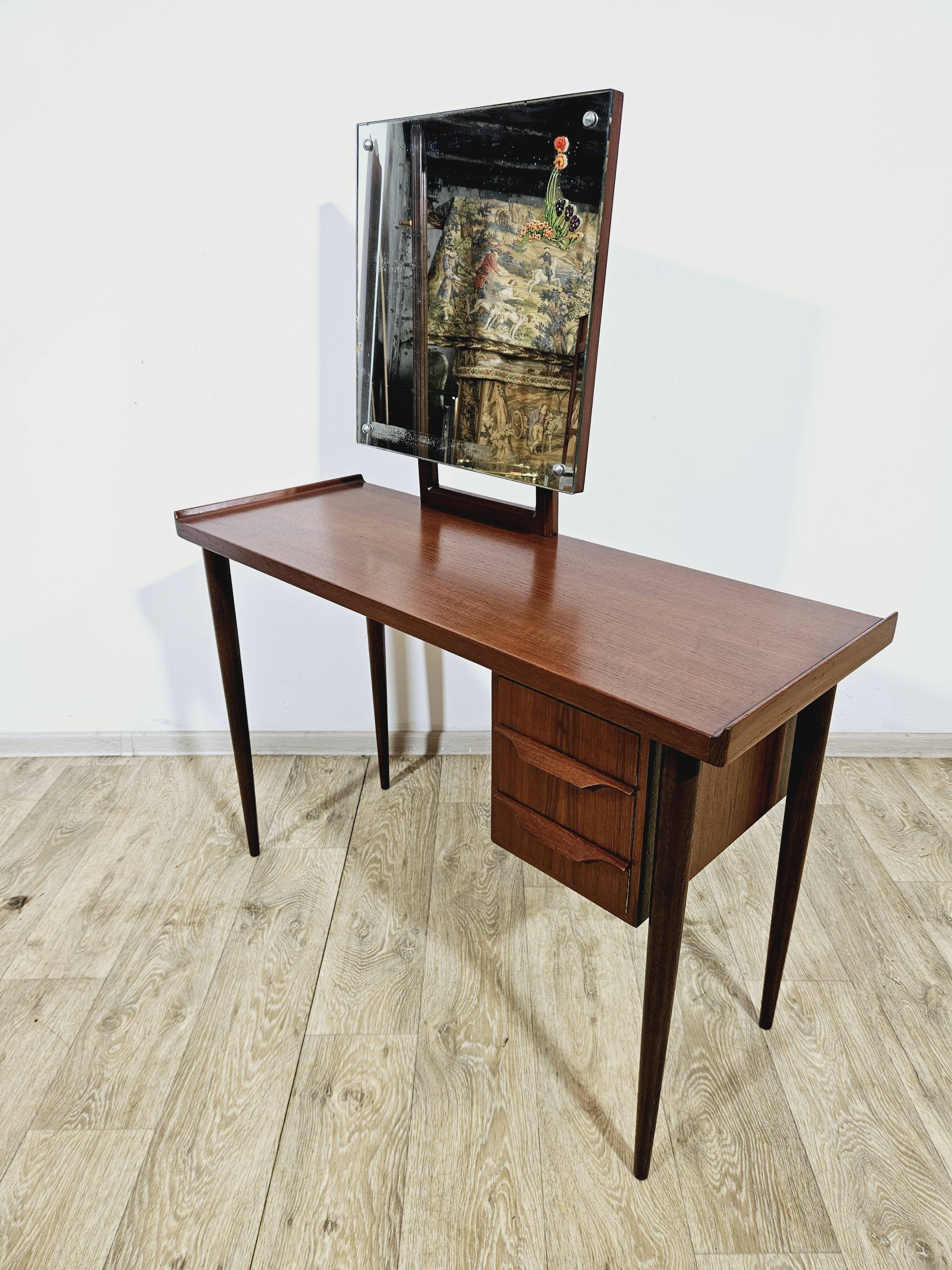 Gunnar nielsen tibergaard, toilet teak, denmark, 1960s.