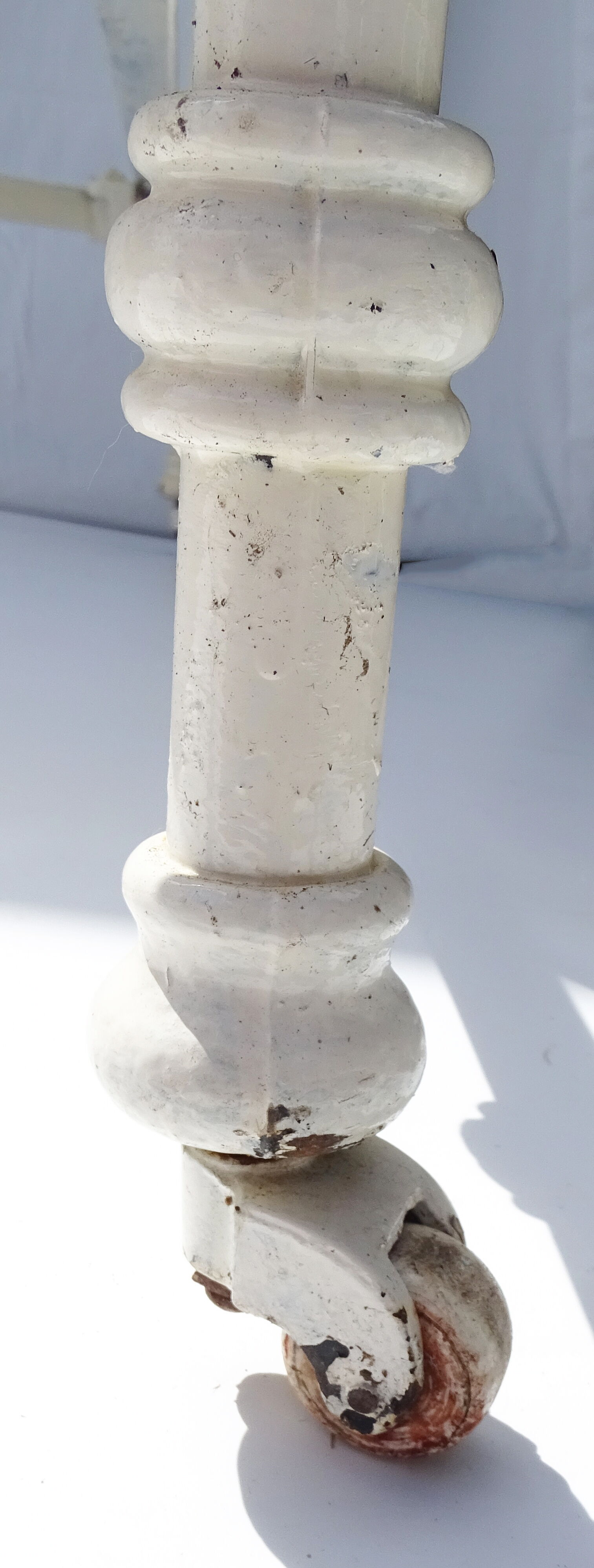 Old wrought iron bed