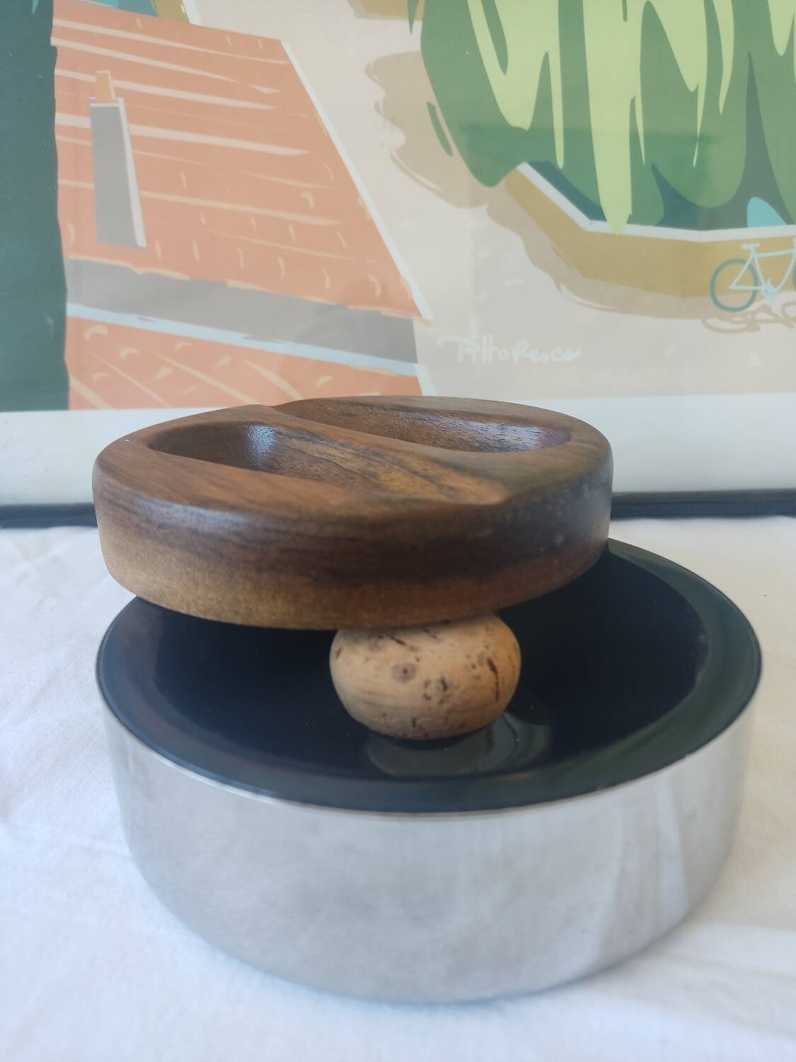 Ashtray and pipe holder Erhard