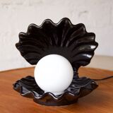 Vintage shell table lamp 80s