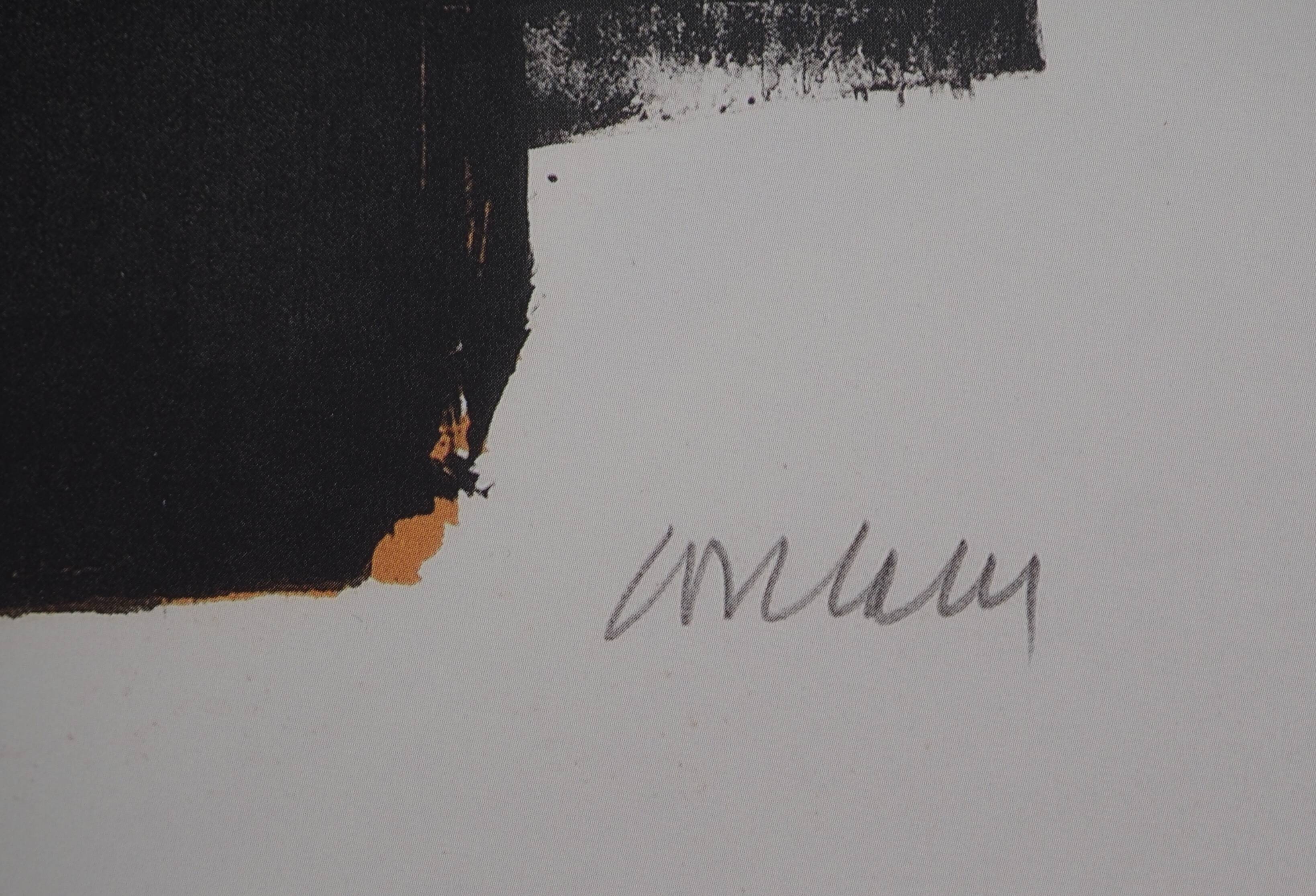 Pierre SOULAGES: Lithograph no. 2, 1957 - Original signed poster