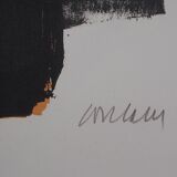 Pierre SOULAGES: Lithograph no. 2, 1957 - Original signed poster