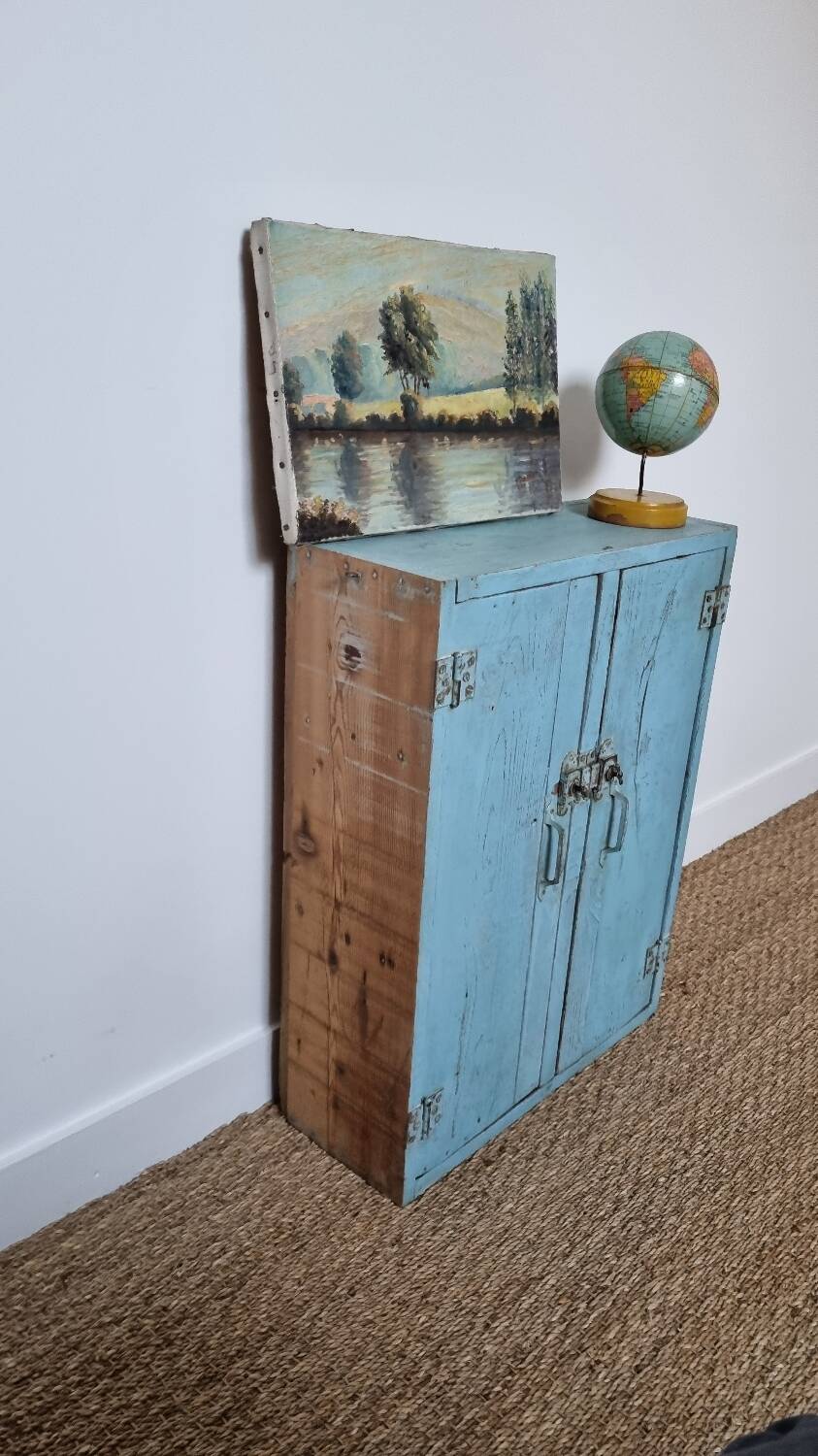Workshop furniture small old cabinet
