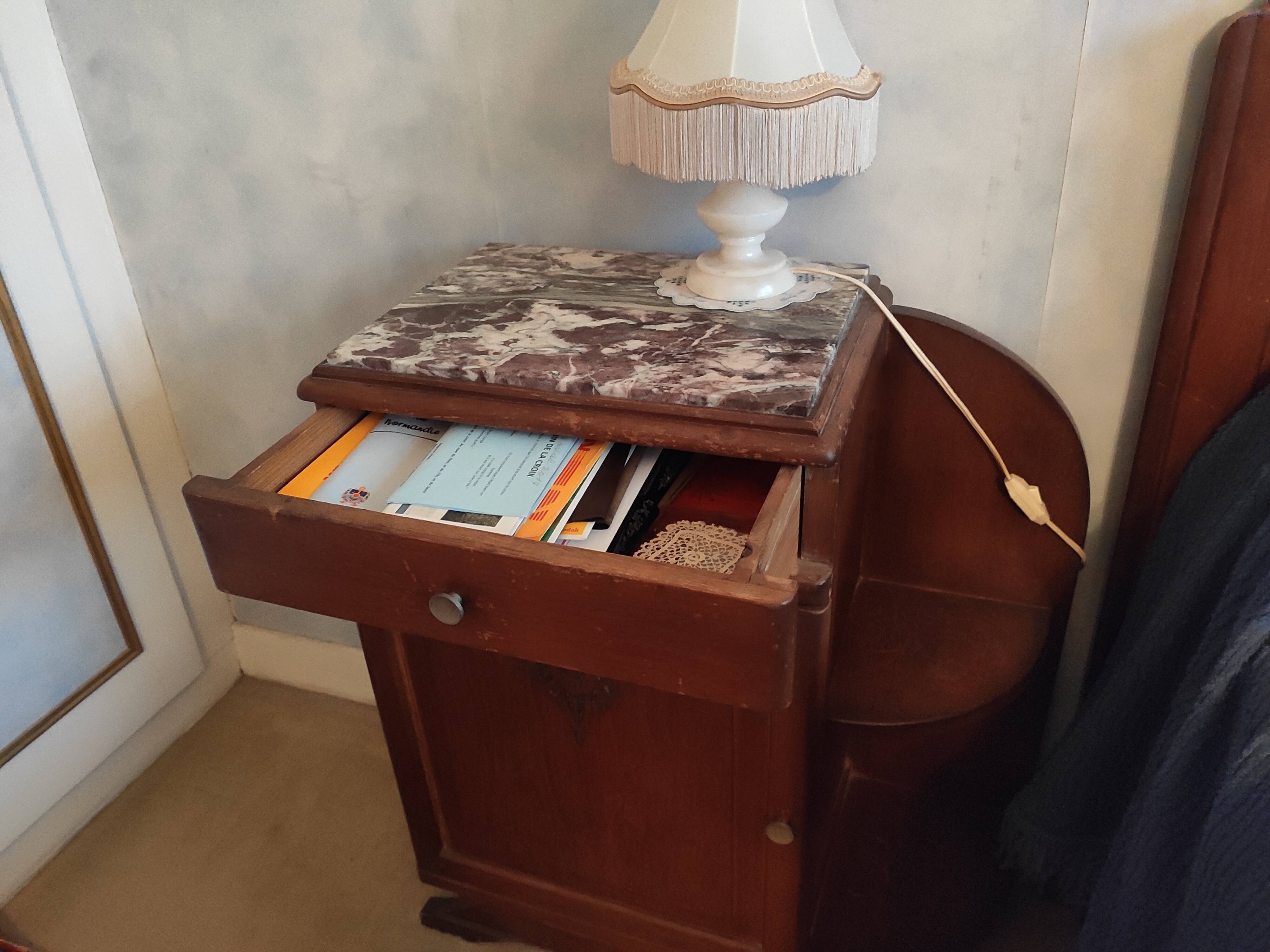 Art Deco bedside table