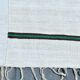 Turkish Vintage Minimalit Striped Kilim Rug, Handmade Oushak Wool Carpet