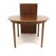 Scandinavian extendable dining table in walnut, Sweden, 1960.