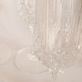 Champagne flutes in Arques crystal