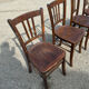 Set of 4 Luterna wooden bistro chairs