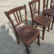 Set of 4 Luterna wooden bistro chairs