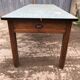 Vintage farm table from the reconstruction period in fir.