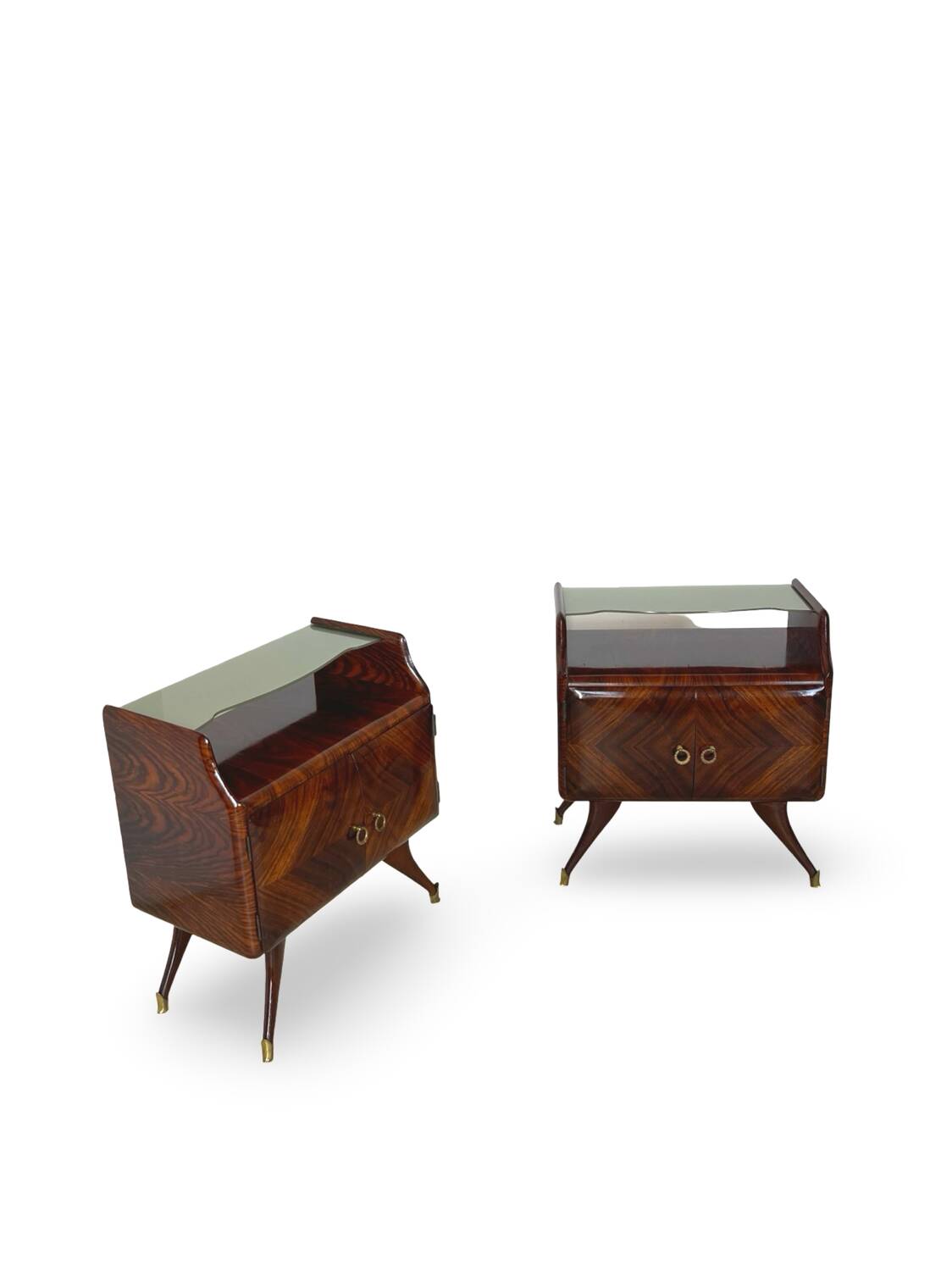 midcentury rosewood nightstands