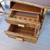 Rattan desk
